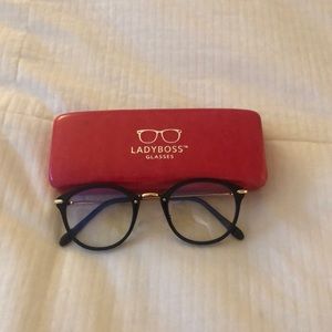 Lady boss blue light glasses